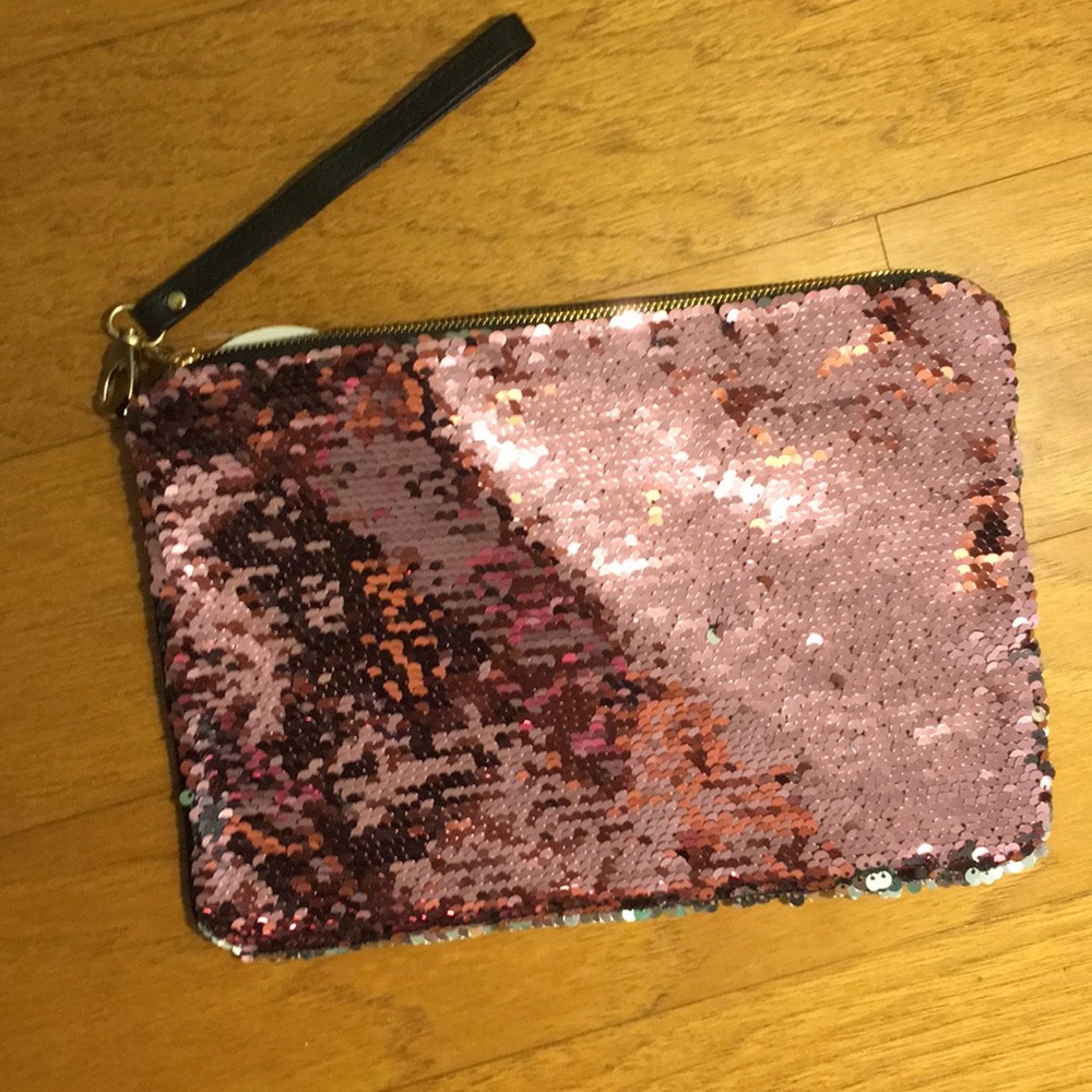 Pink Sequin Bag